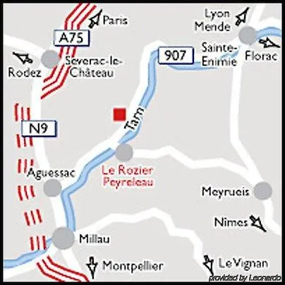 Hotel De La Muse Et Du Rozier Mostuéjouls